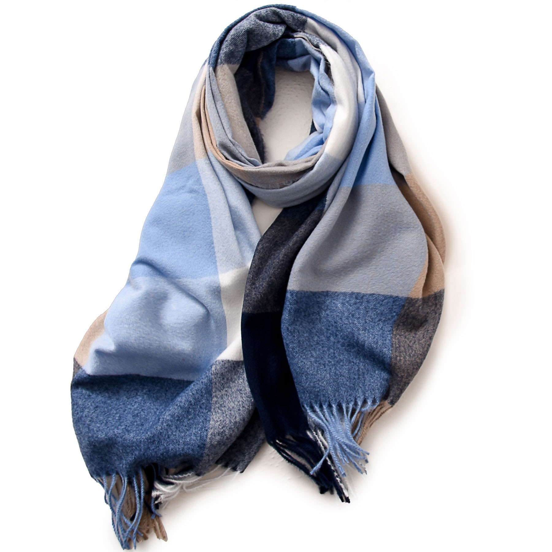 Long Plaid Scarf 5