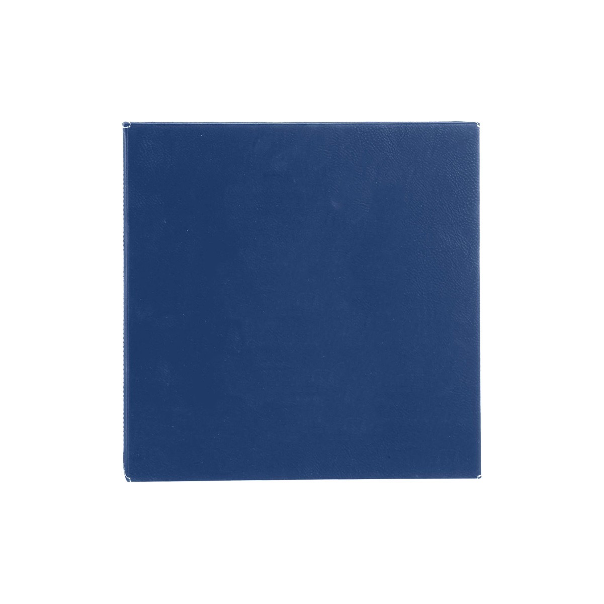 14" x 14" Blue/Silver Leatherette Wall Decor 3