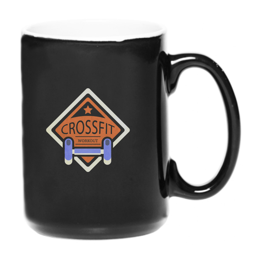 15 oz. El Grande Two-Tone Glossy Coffee Mug