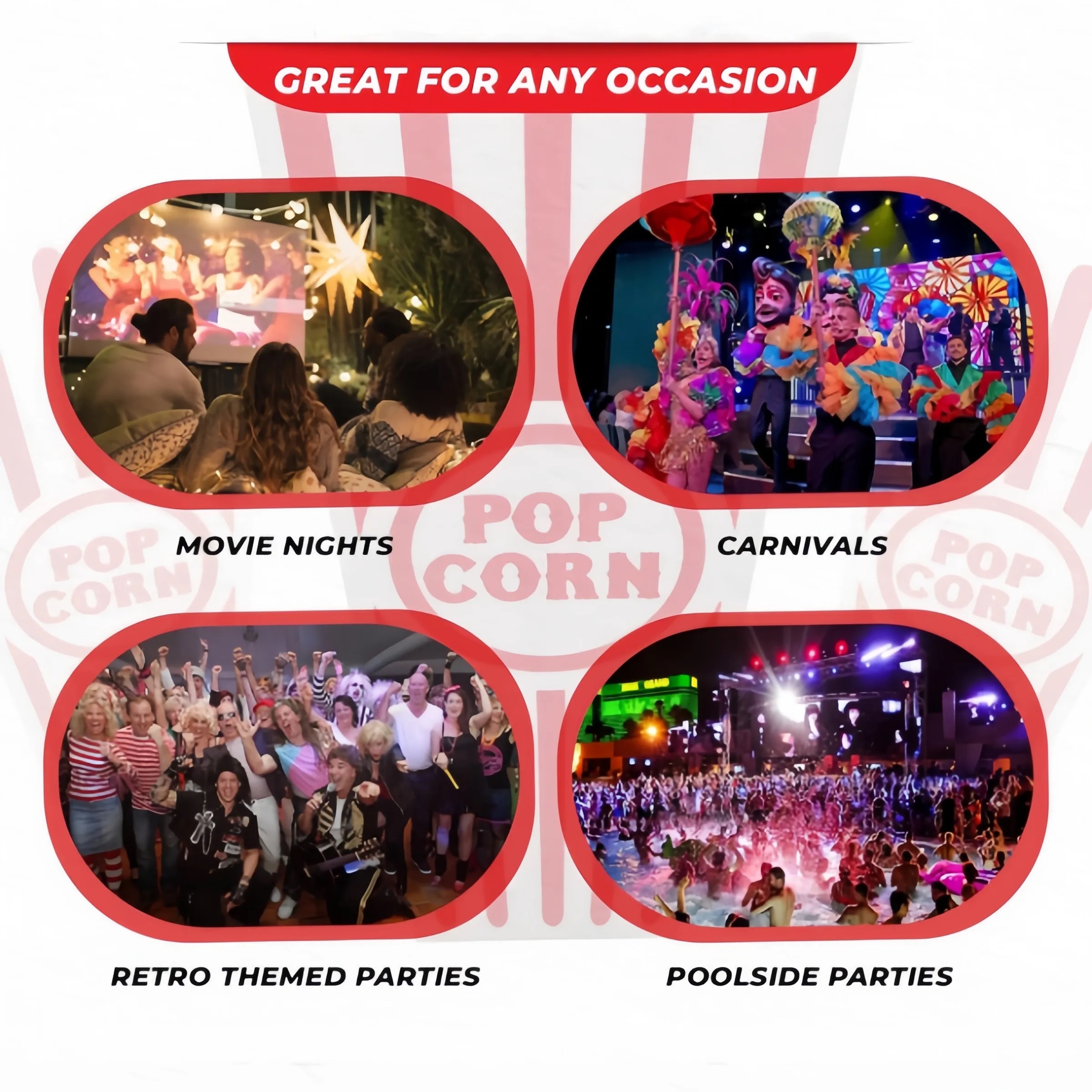 Plastic Popcorn Tubs 1