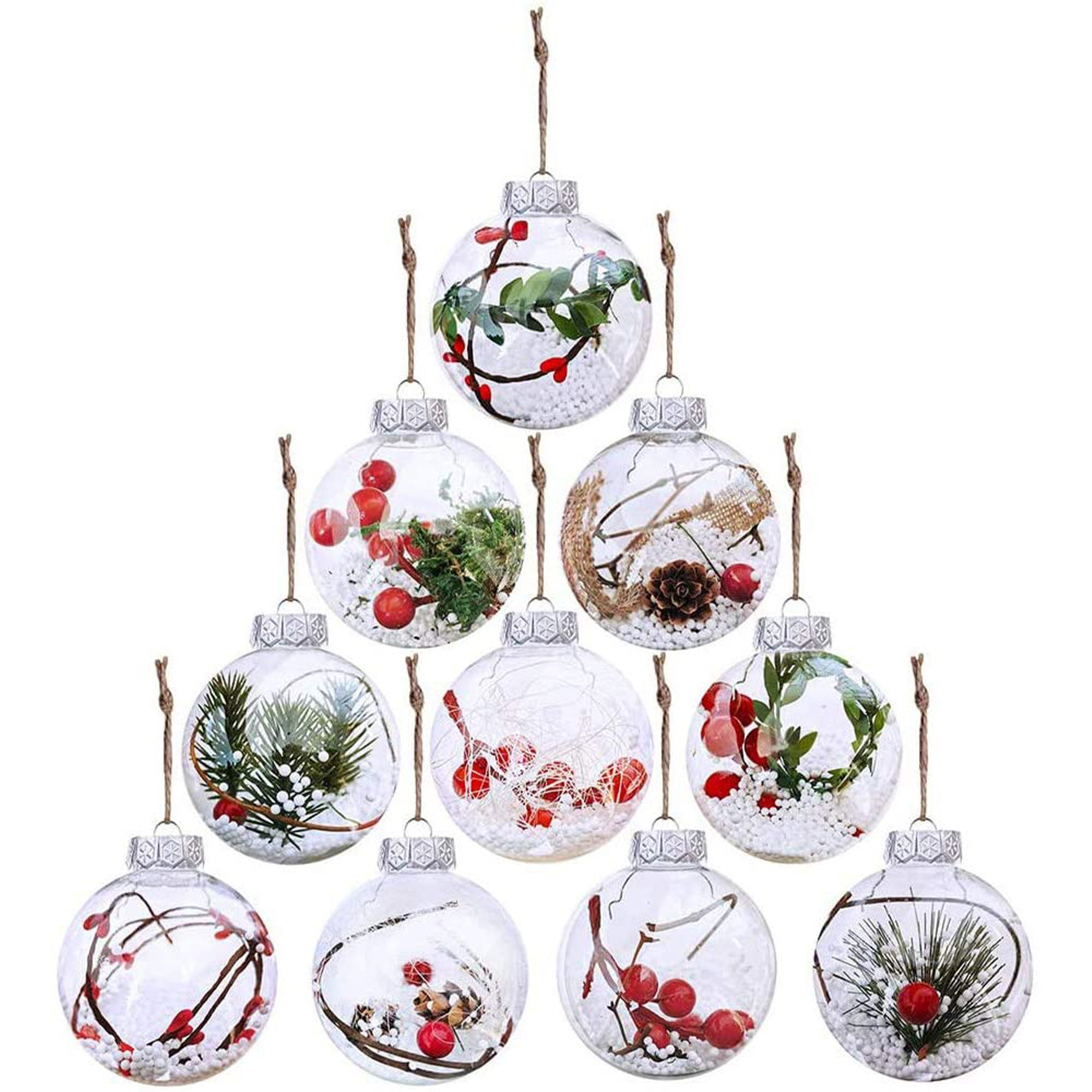 Clear Ball Ornaments for Christmas Tree Decoration 5
