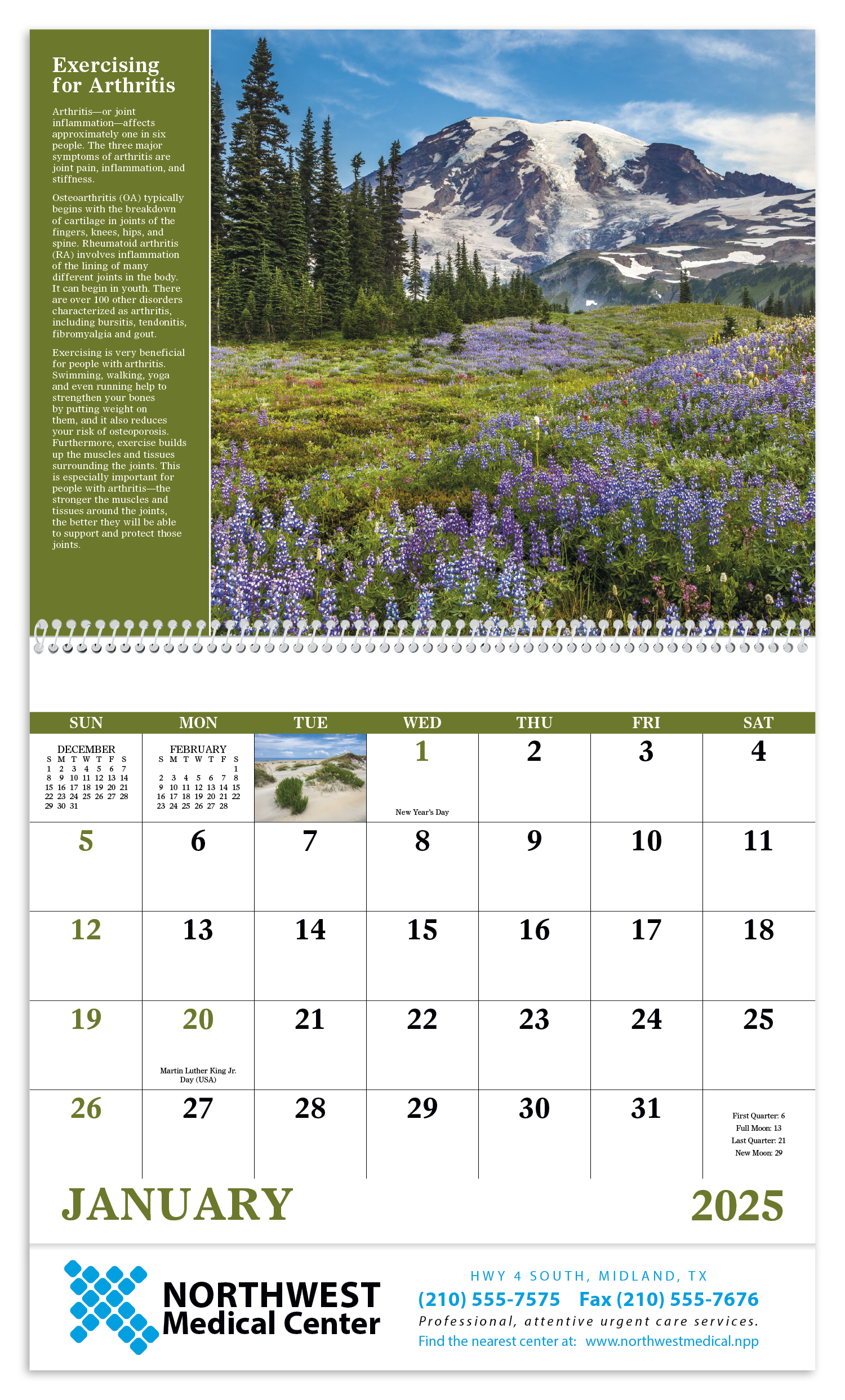 Good Value™ Healthy Living - Spiral Calendar 34