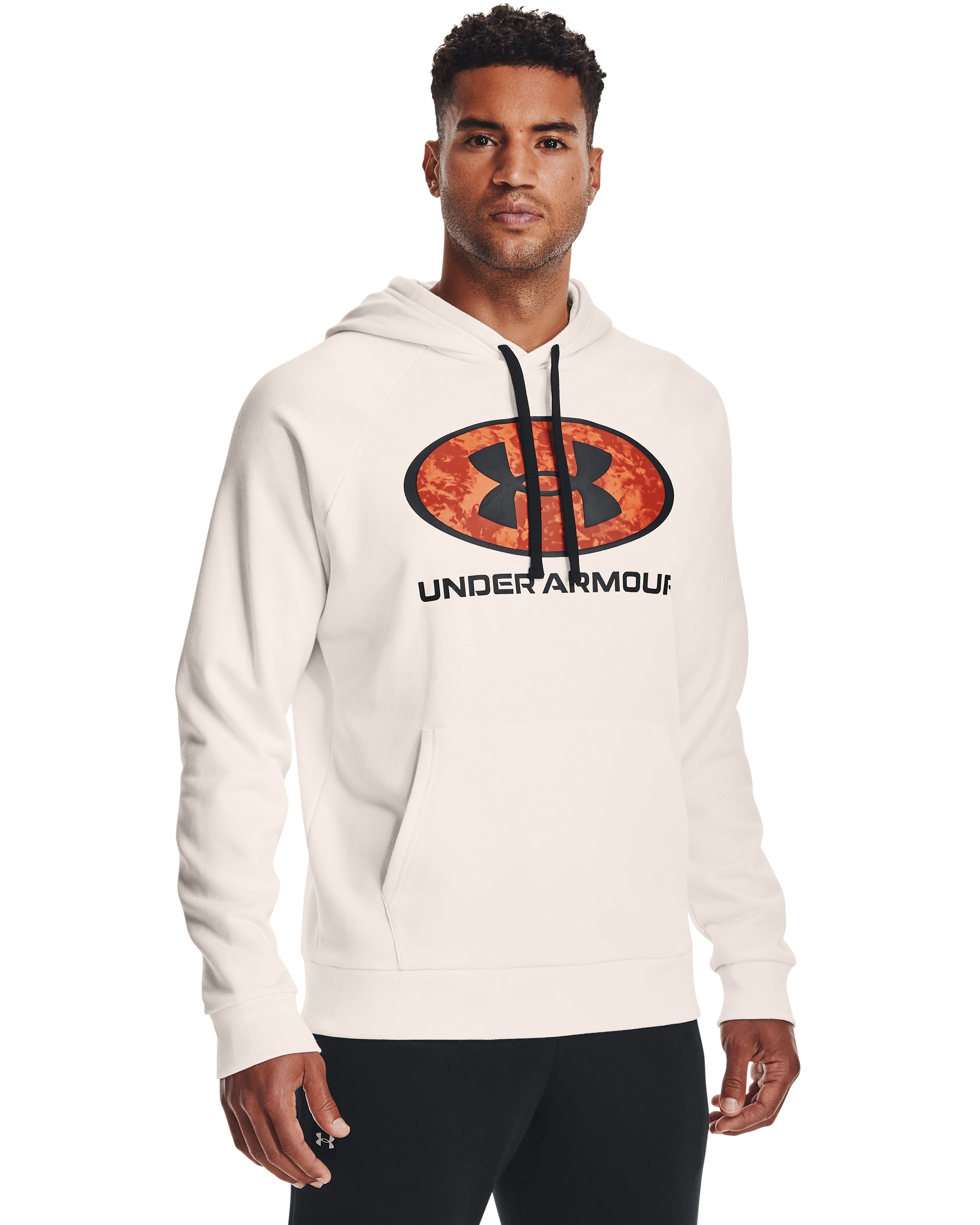 Men's UA Rival Fleece Cloud Fill Hoodie, custom hoodie or sweatshirt with logo imprint 7