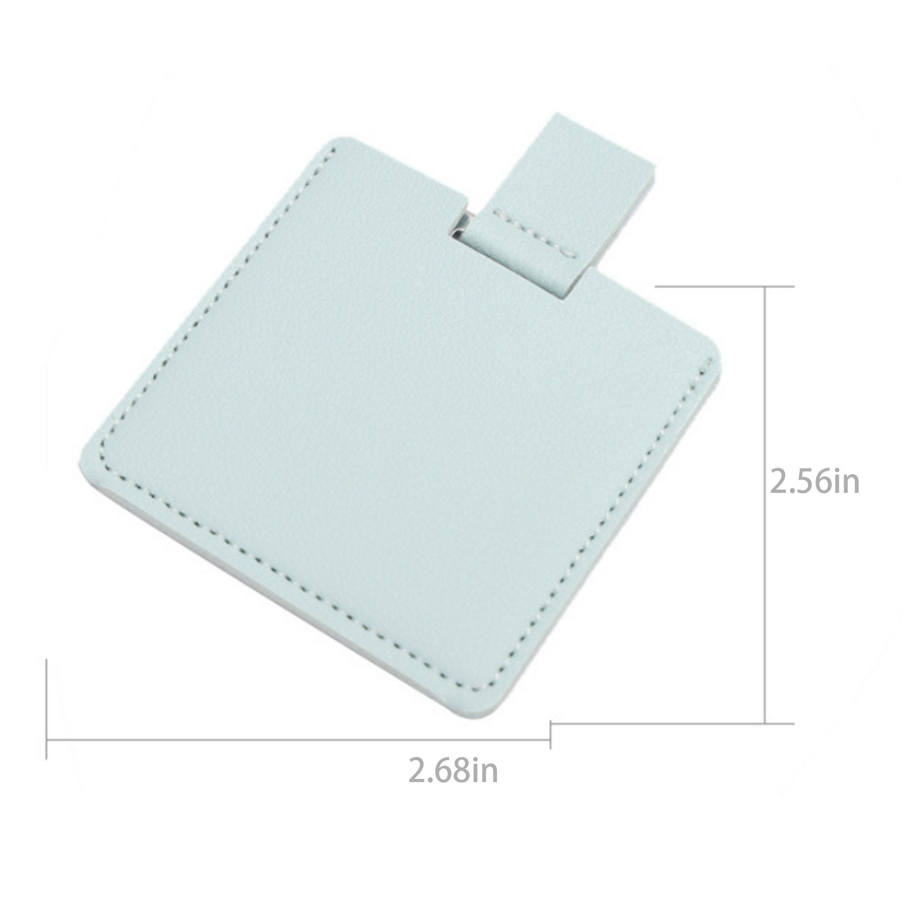 Portable Anti -Fall Stainless Steel Card Mirror 2