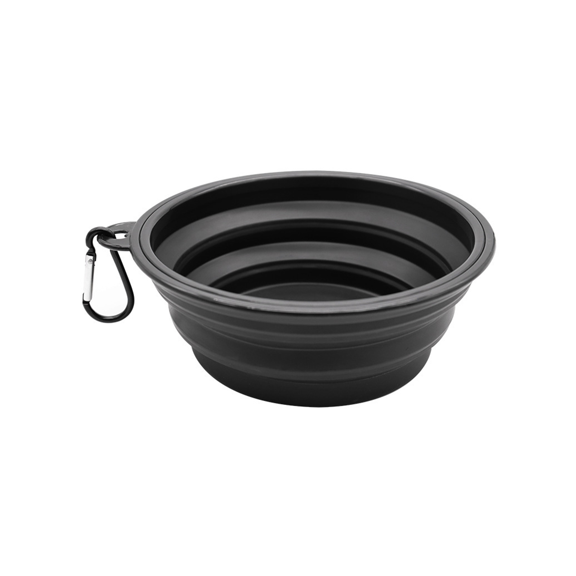 TPE Pet Collapsible Feeding Bowl With Carabiner 5" x 3.5" x 2" 8
