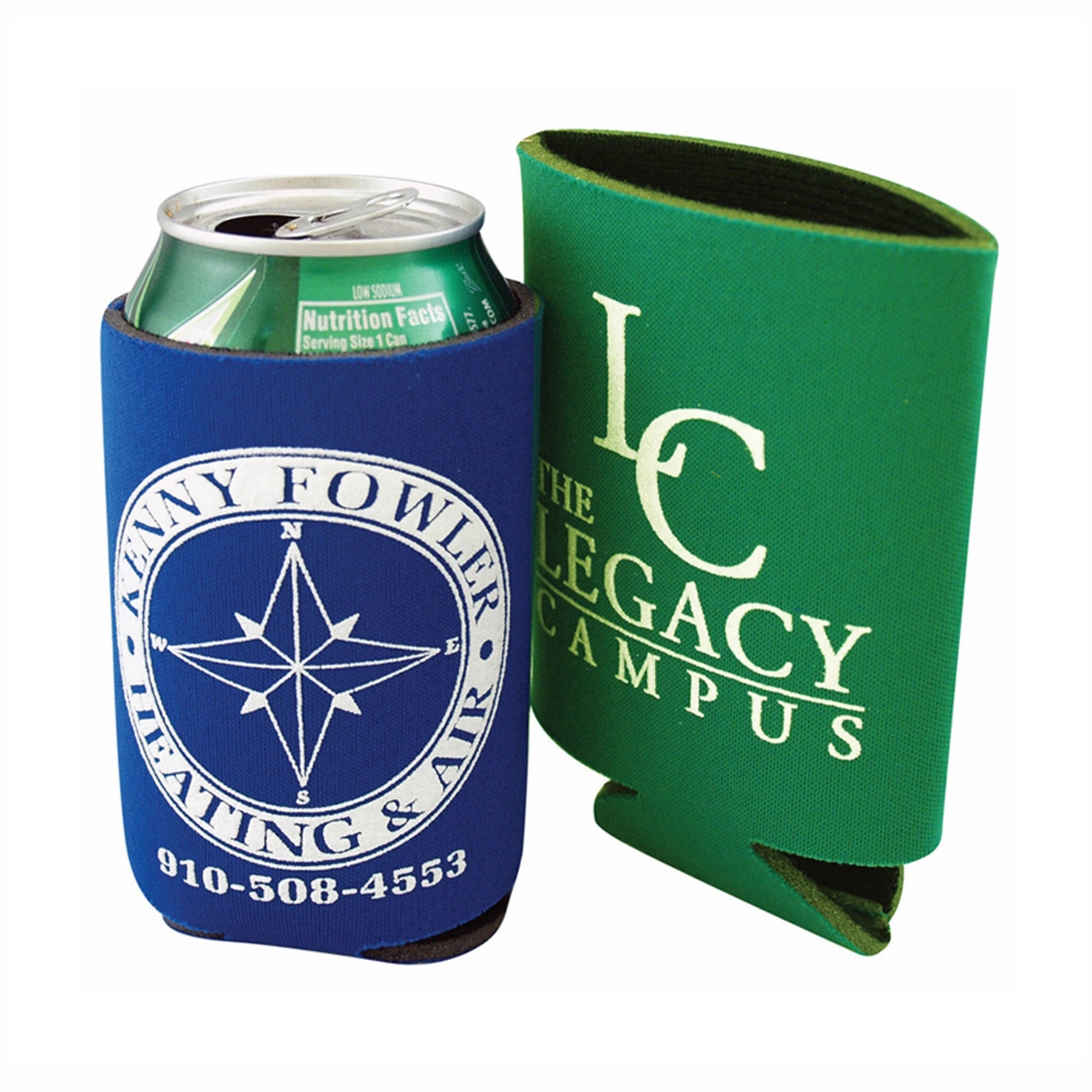 Budget Collapsible Foam Can Holder, custom koozie with logo imprint 6