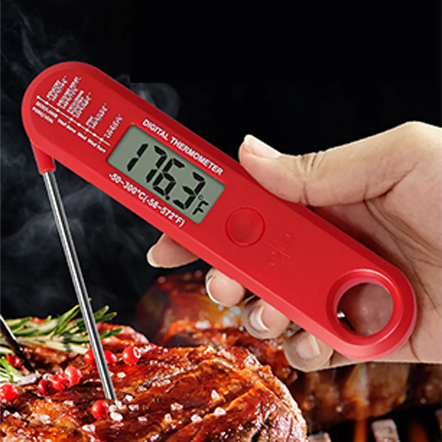 Digital Foldable Food Thermometer 4