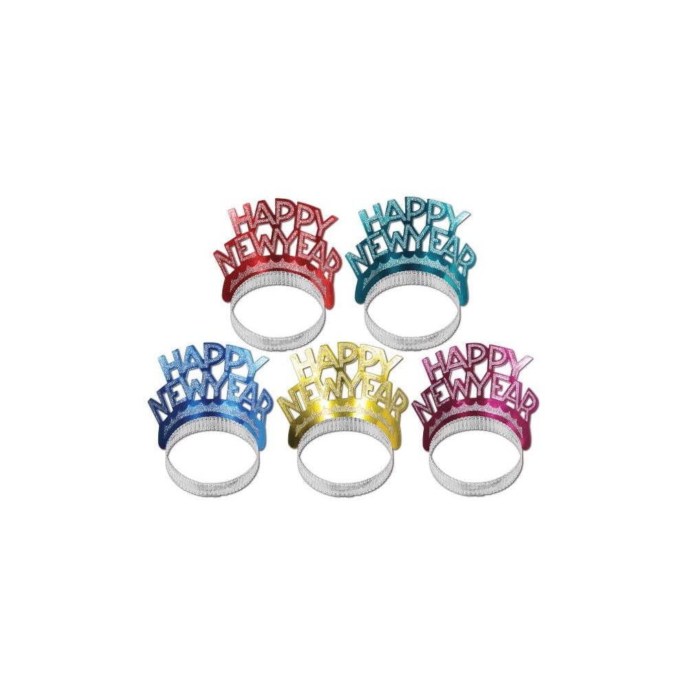 Happy New Year Tiaras - Assorted 2
