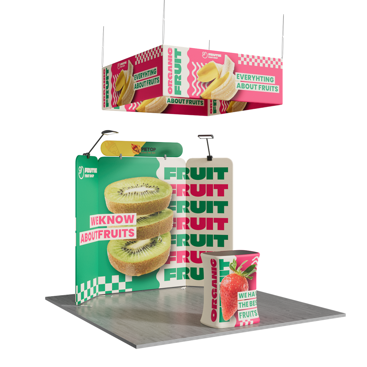10'x10' Tradeshow Booth Kit - H Kit 2