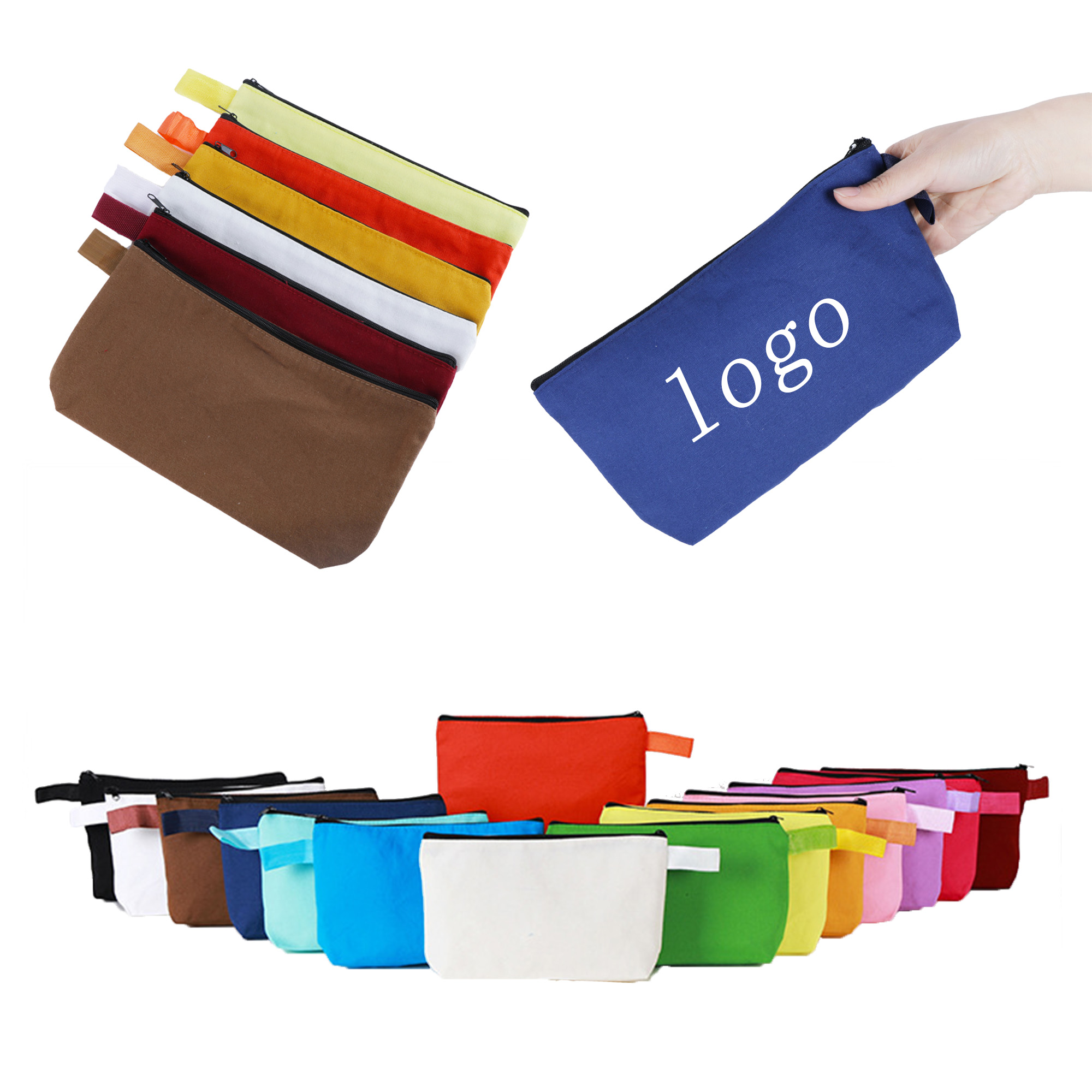 Customized Canvas Stationery Storage Bag 2