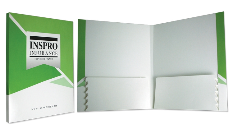 Letter Size Capacity Presentation Folder with Zipper Style Pockets and Reinforced Edges 2