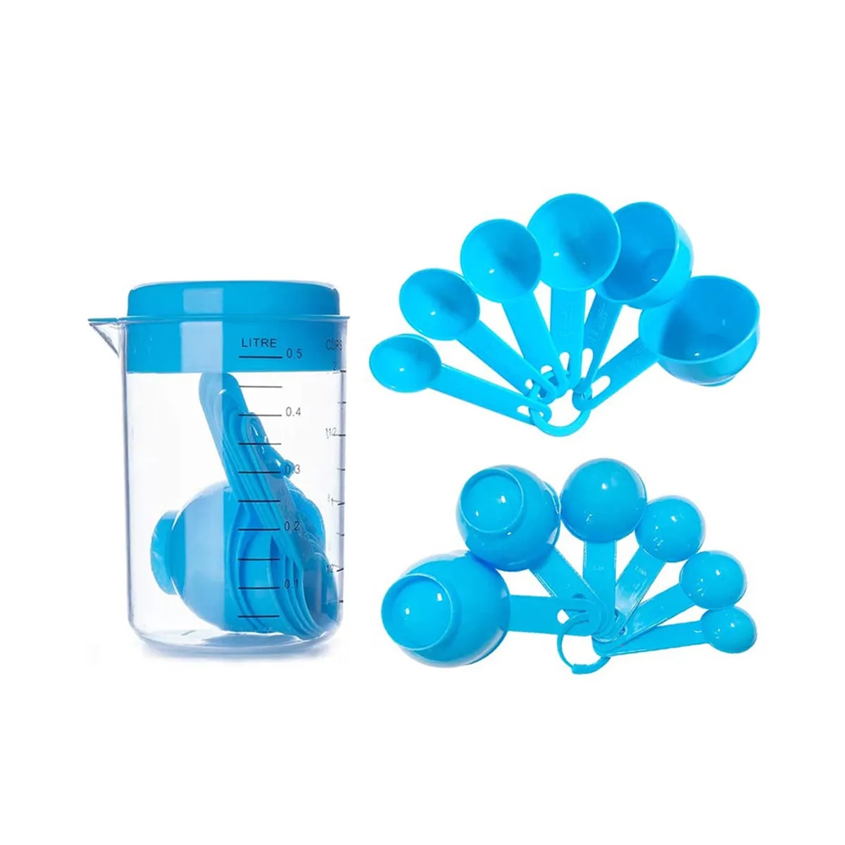 Environmentally Friendly Plastic Measuring Cup and Spoon 3