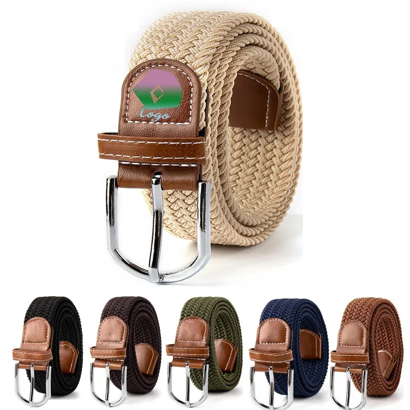 Woven Stretch Braided Belt