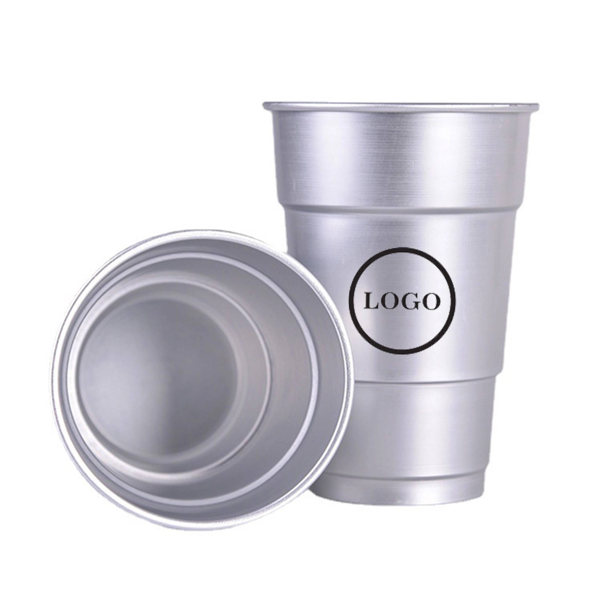 16oz Recyclable Drinking Aluminum Cup 2