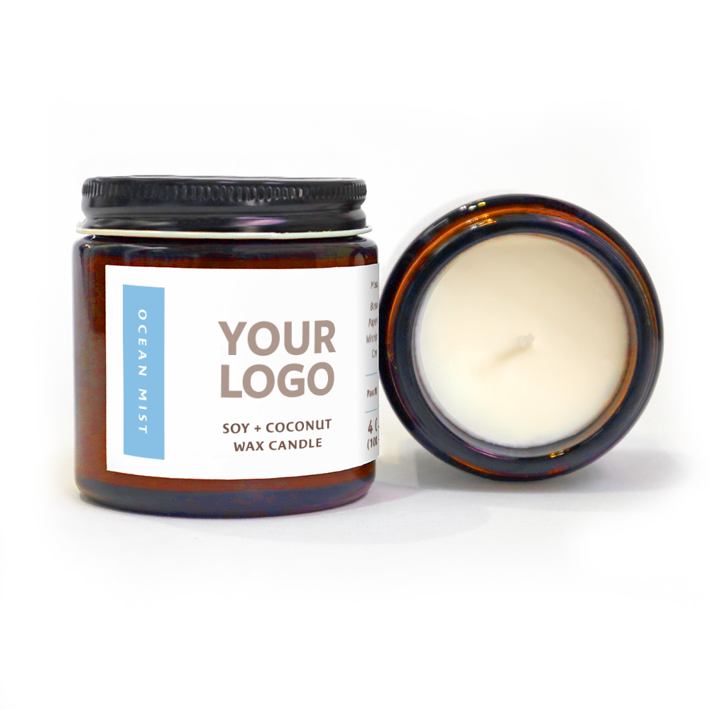 4 oz Hand-Poured Ocean Mist Candles 3