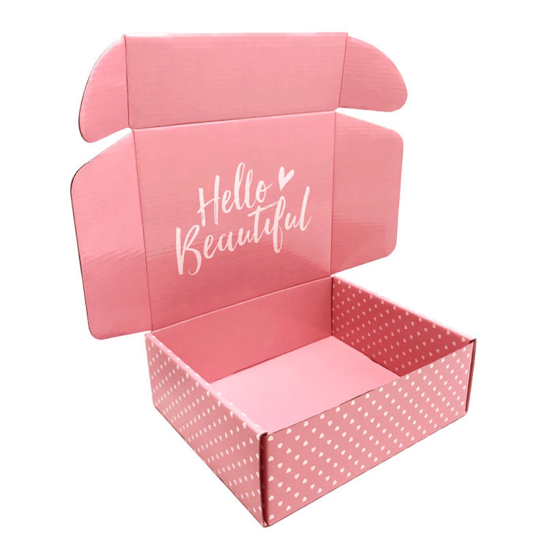 Custom Logo Cardboard Mailer Paper Box 5