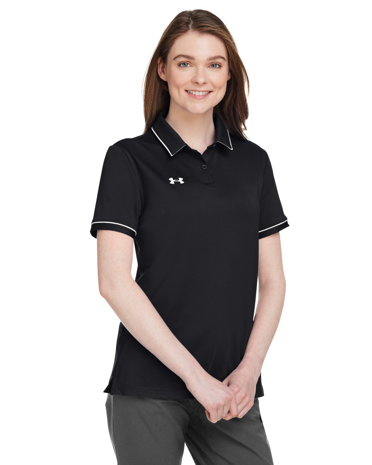 Ladies' Tipped Teams Performance Polo