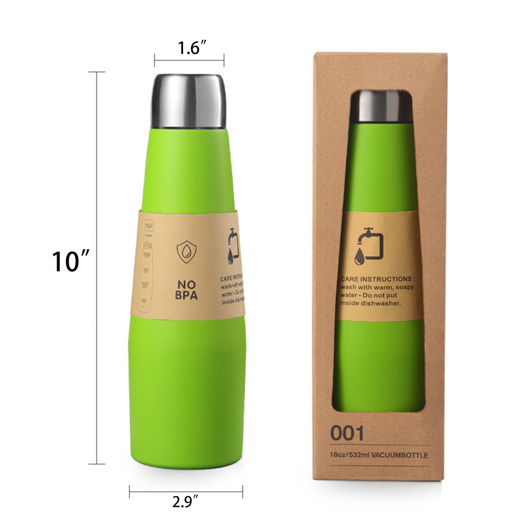 17oz Stainless Steel Vacuum Insulated Coke Bottle 2