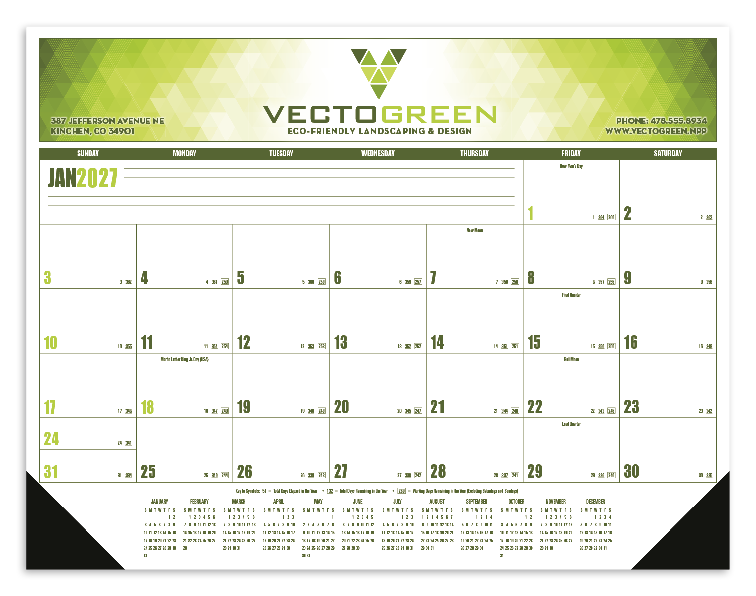 Good Value™ Multi-Color Desk Pad 1