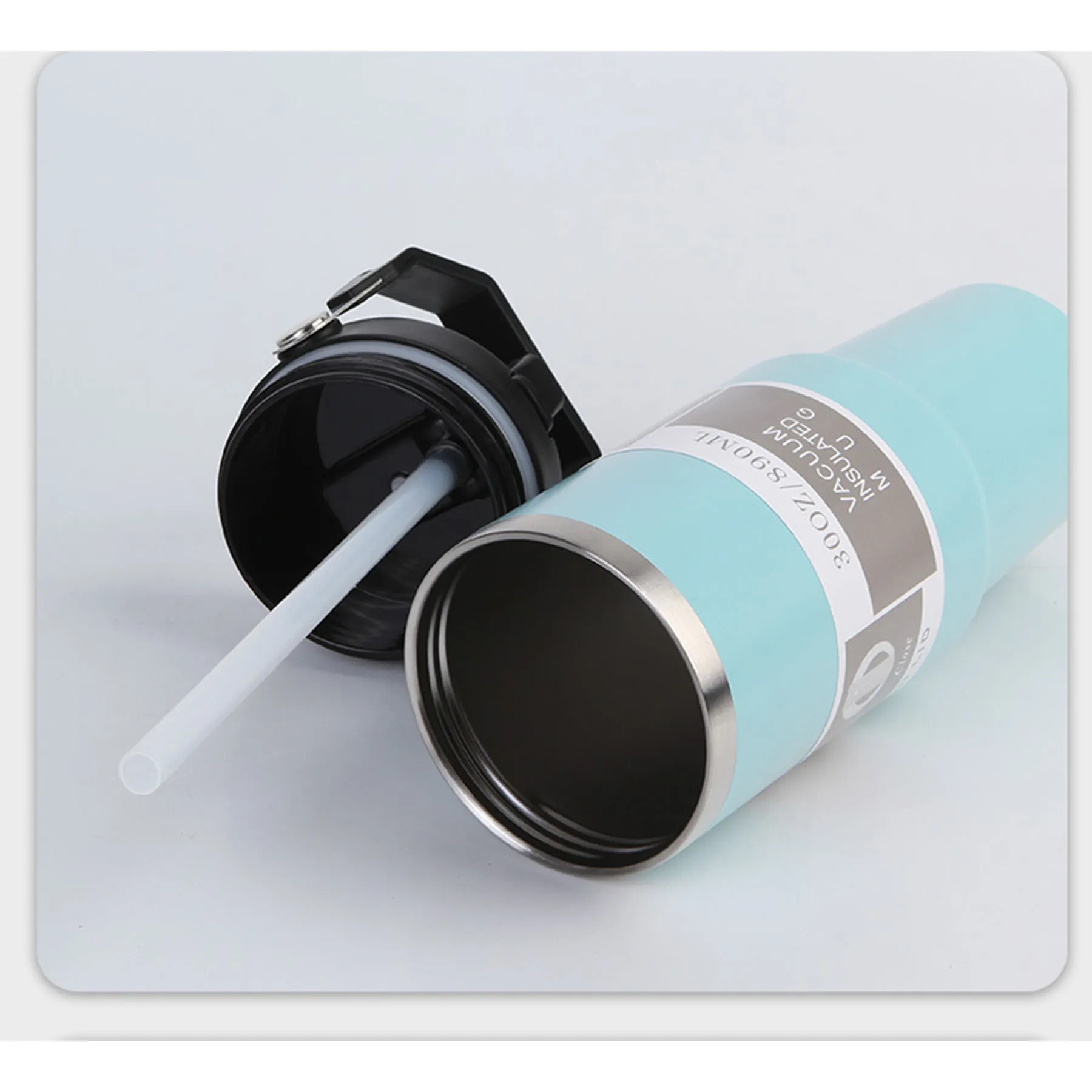 Stainless Steel Tumbler with Straw 4