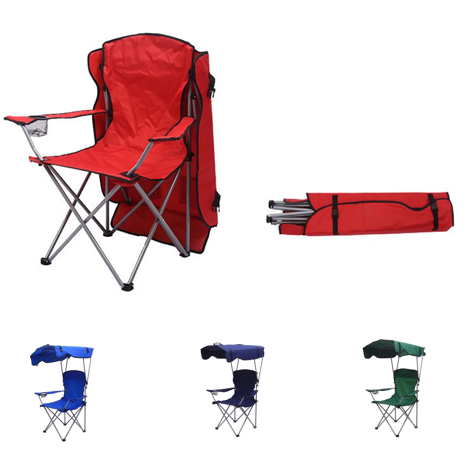 Folding Camp Chairs With Shade 4