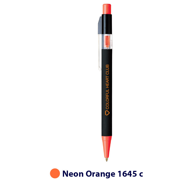 Neon Click-Action Pen 5