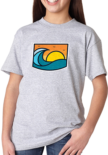 5.2 oz 100% Cotton (preshrunk) 28