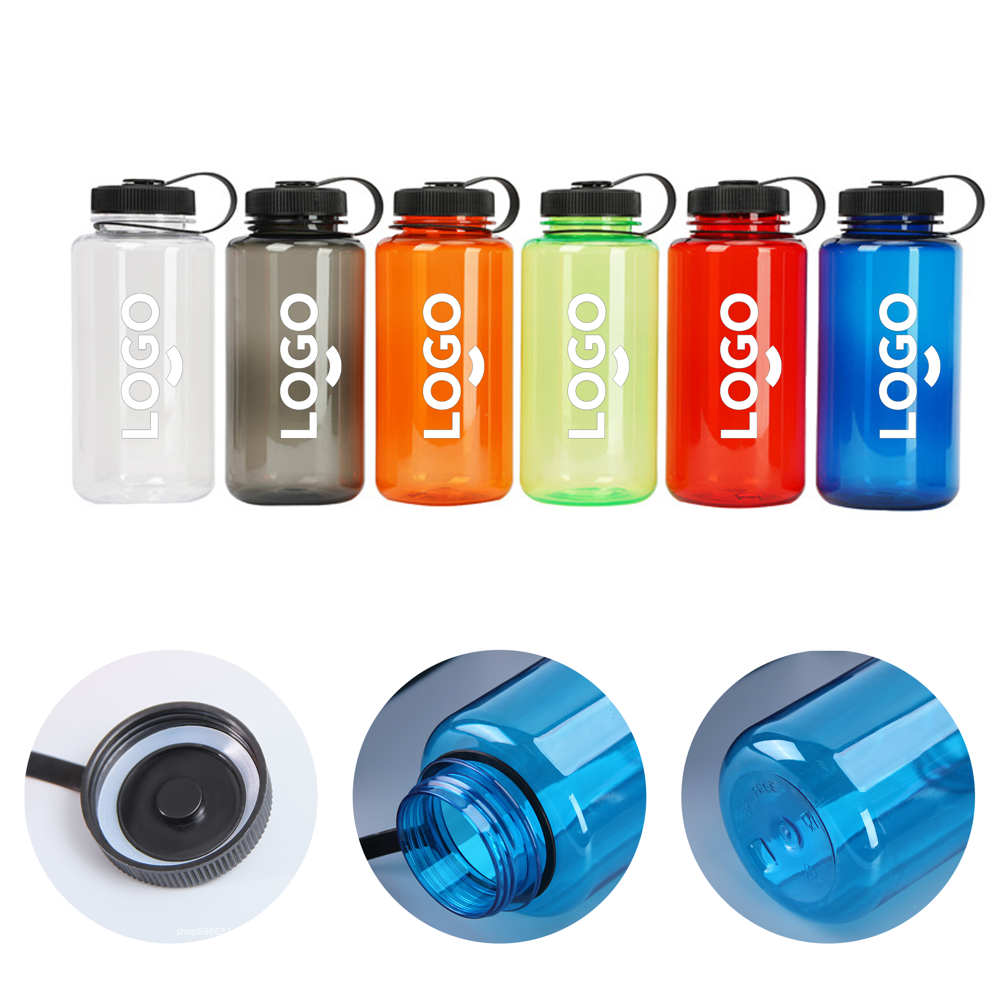 32oz Sports Portable Wide Mouth Water Bottle 2
