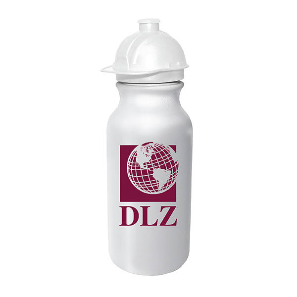 20 oz. Value Cycle Bottle w/ Safety Helmet Push 'n Pull Cap 19