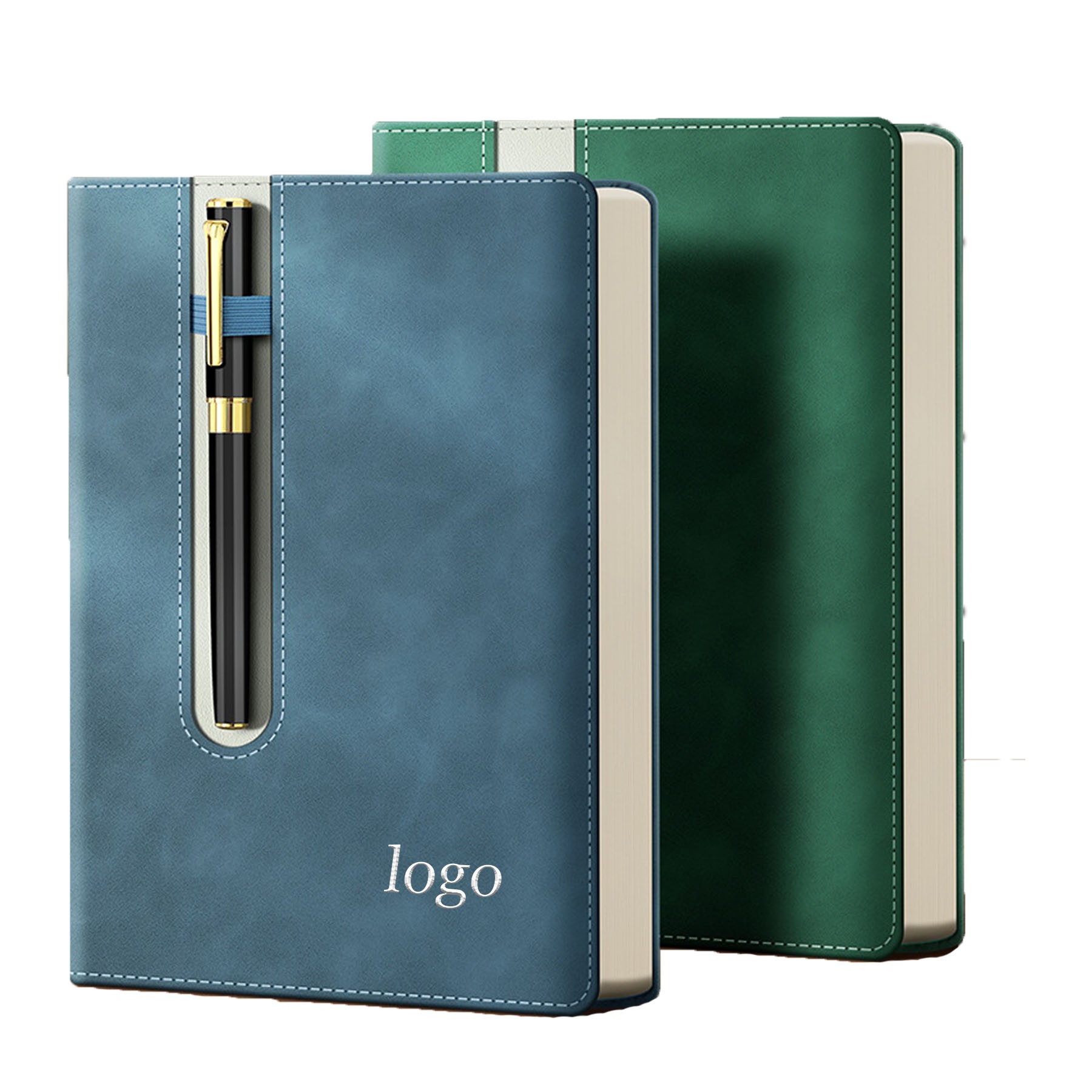 Hardcover A5 Business Notebooks with Pen Holder