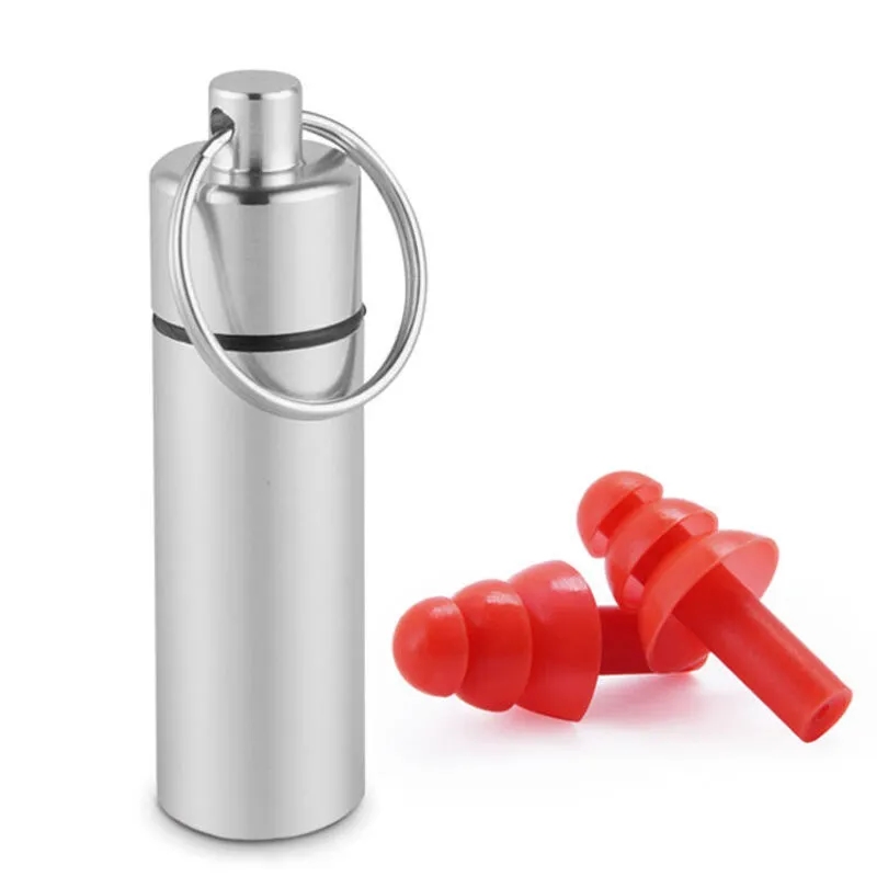 Silicone Earplugs in Aluminium Tube 8