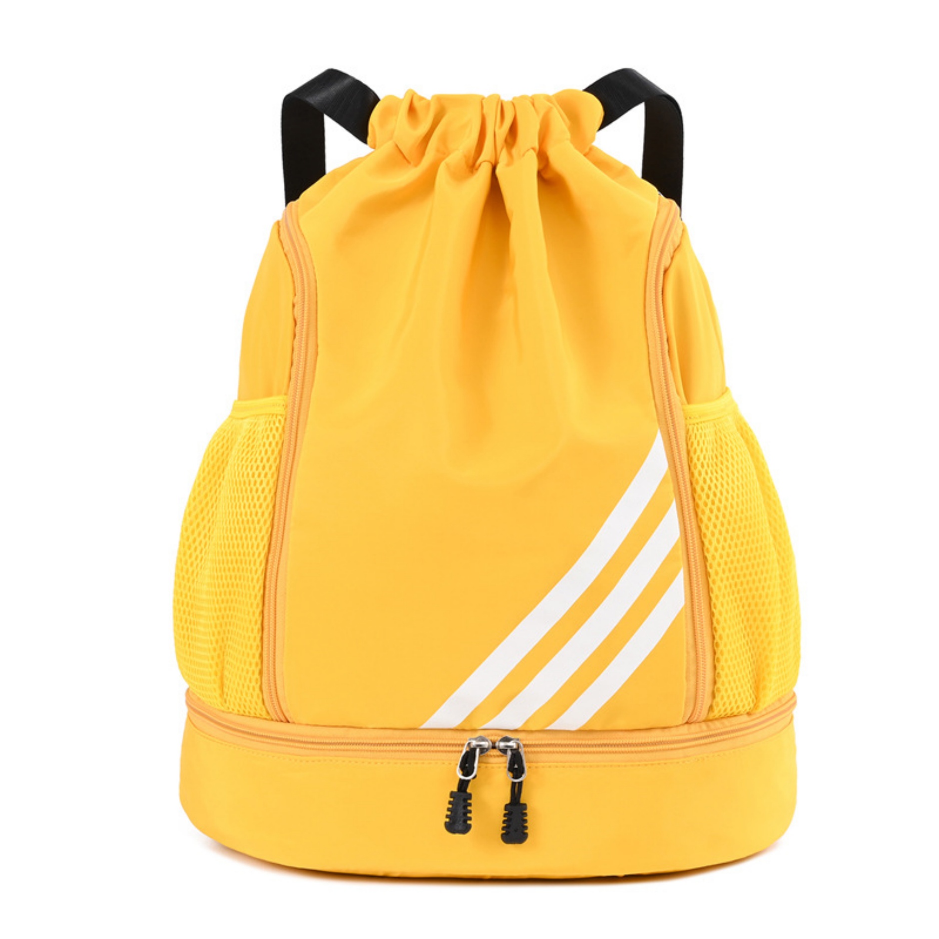 Sports Drawstring Backpack with Shoes Compartment 13