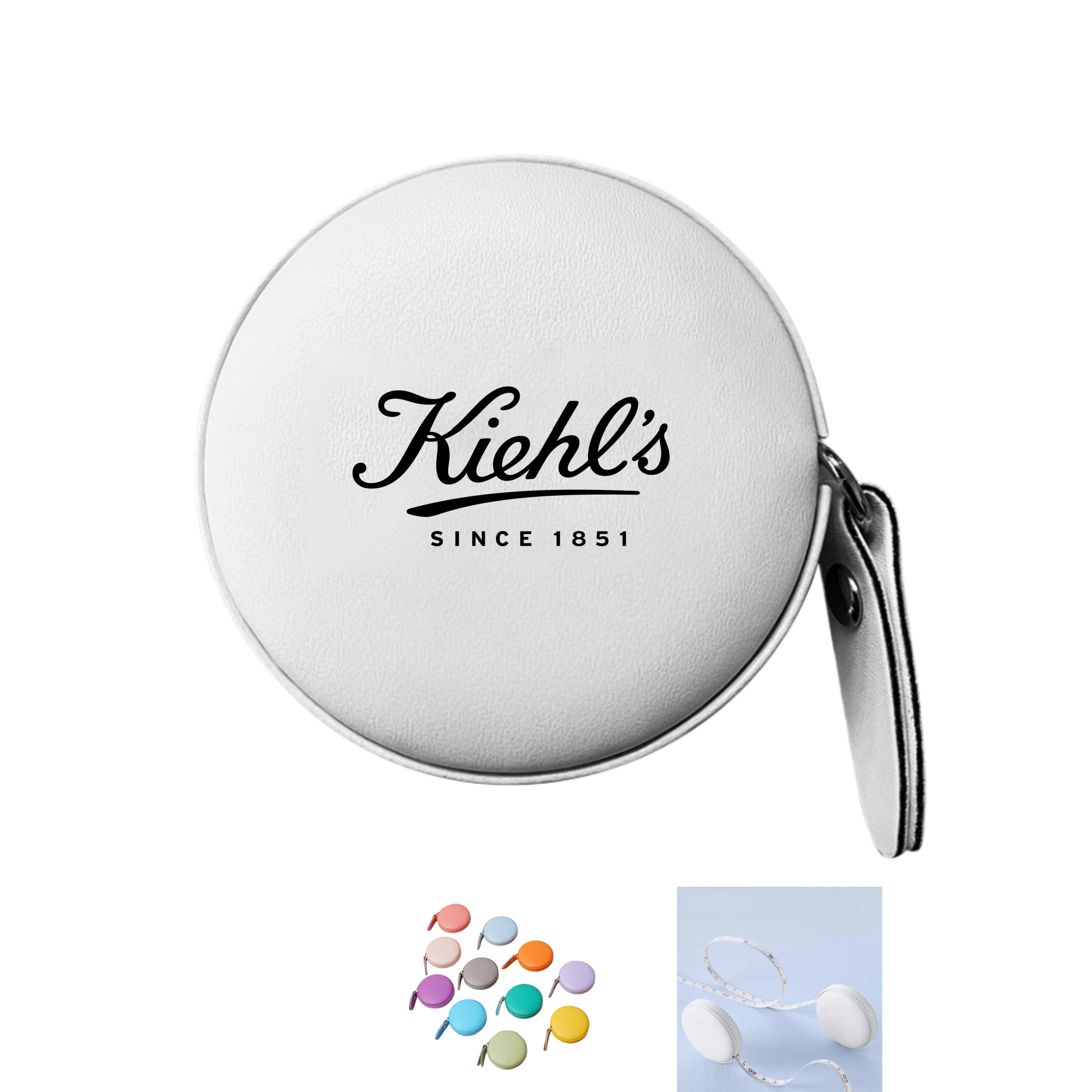 Soft PU Leather Round Retractable Measuring Tape 4