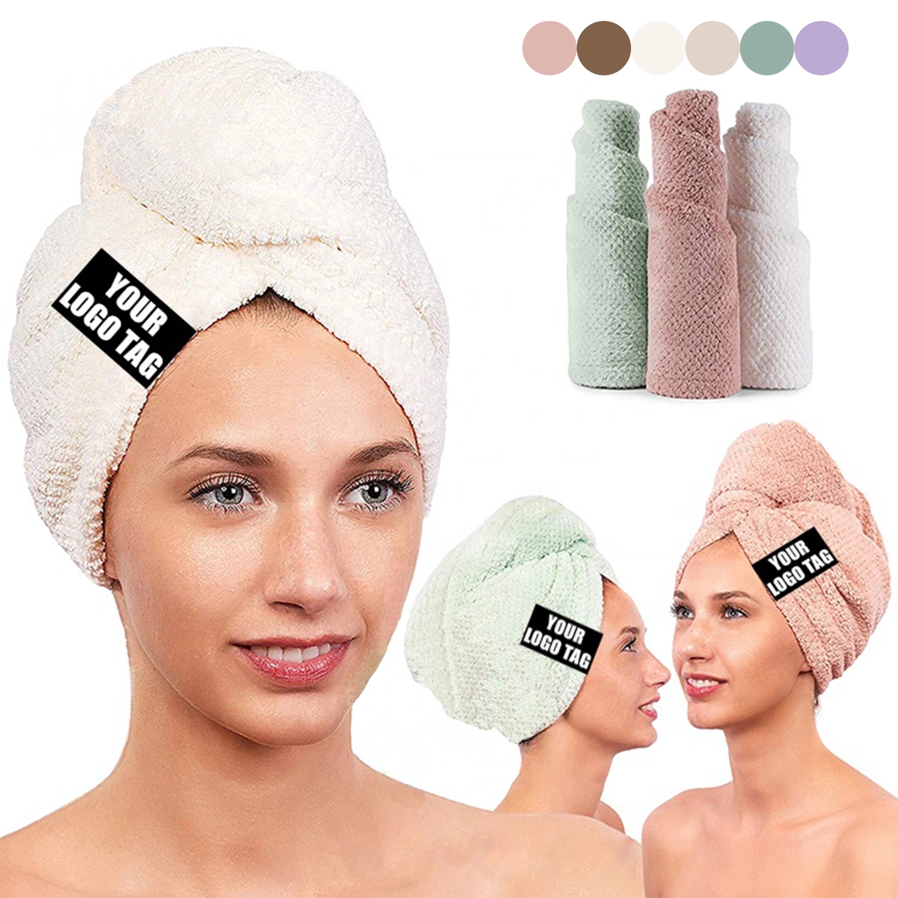 Fast Dry Magic Turban Microfiber Hair Towel 3