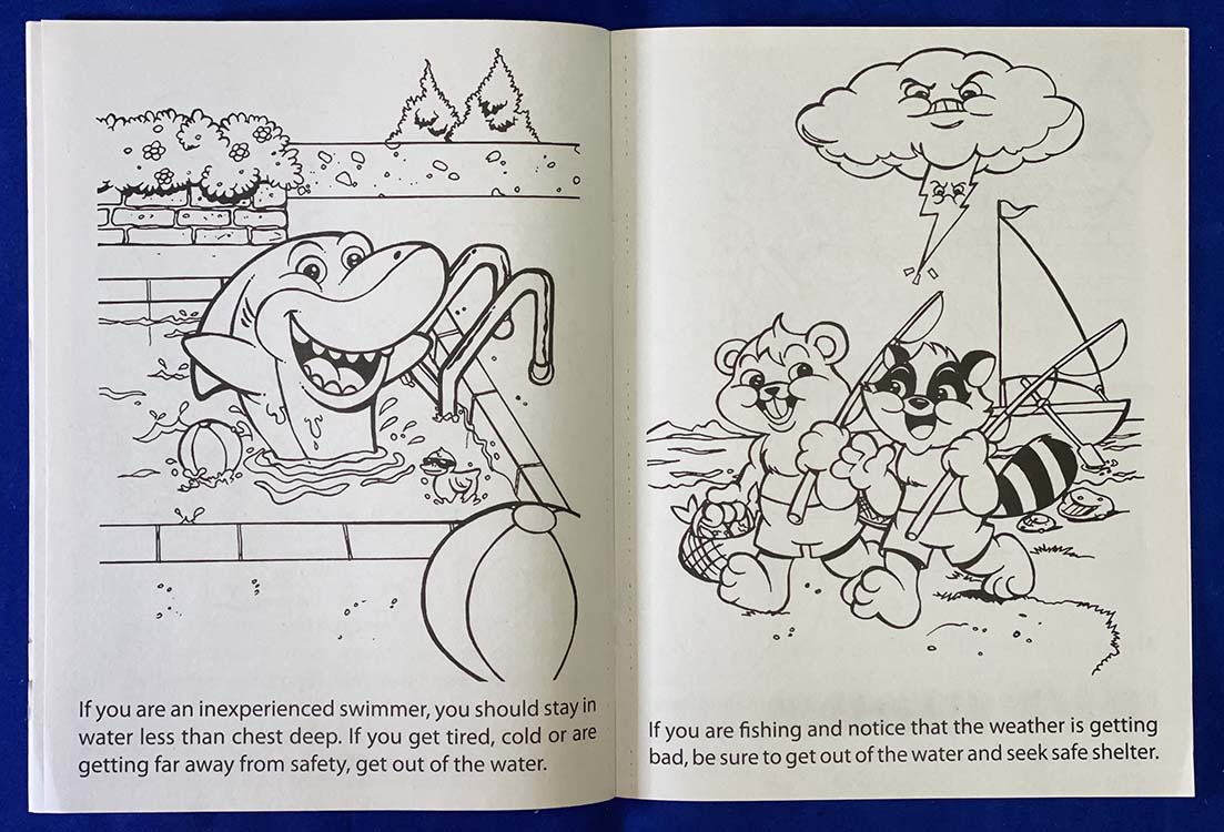 COLORING BOOK - Pool and Water Safety Coloring & Activity Book 3