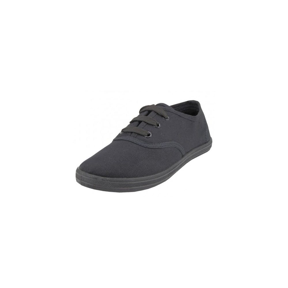 Youth Canvas Shoes - Black Size 11-4 Age 4-8 Years 2