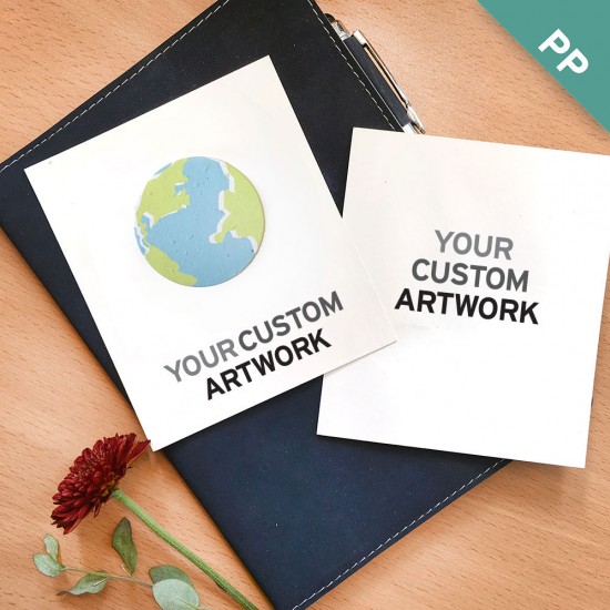 Double-Sided Custom Flat Card With Shape 5