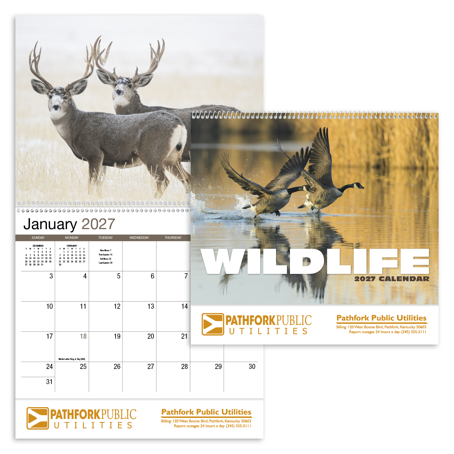 HotLine® Products Wildlife Appointment Calendar - Spiral 48