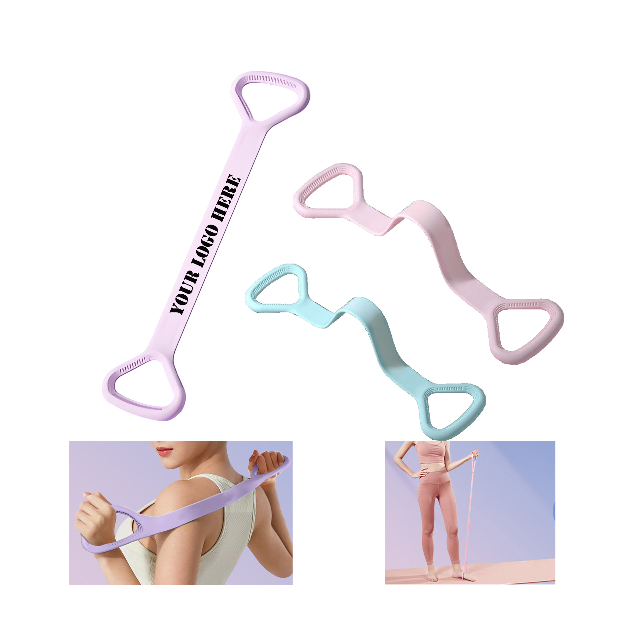 Durable Elastic Figure-8 Band for Yoga and Physical Therapy 1