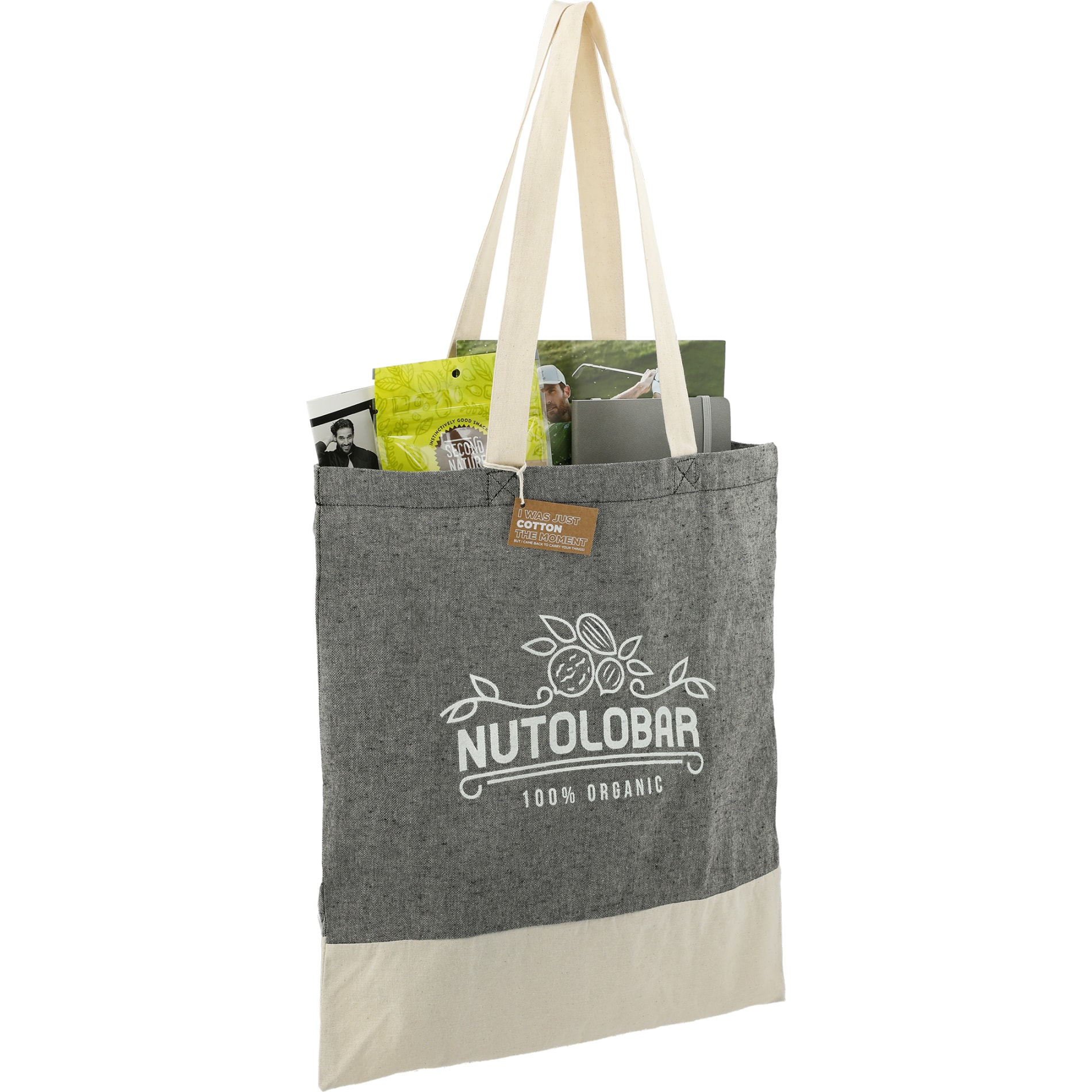 Split Recycled 5oz Cotton Twill Convention Tote 119