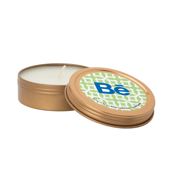 2 oz. Scented Candle in Screw-Top Metal Tin