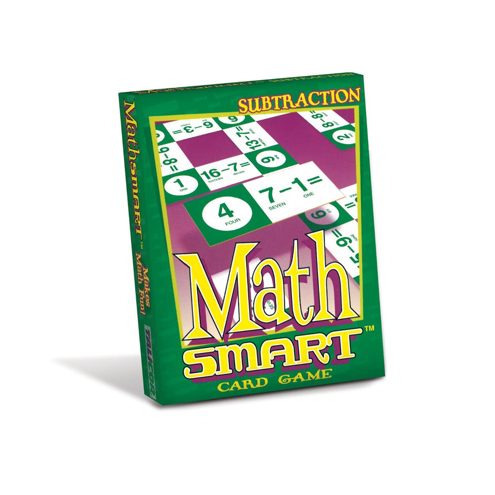 Math Smart Subtraction Card Games - 2+ Players Ages 5+ 2