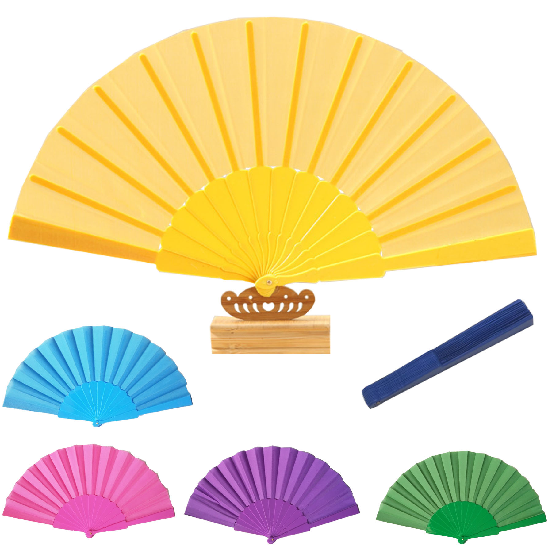 Plastic Folding Fan 1