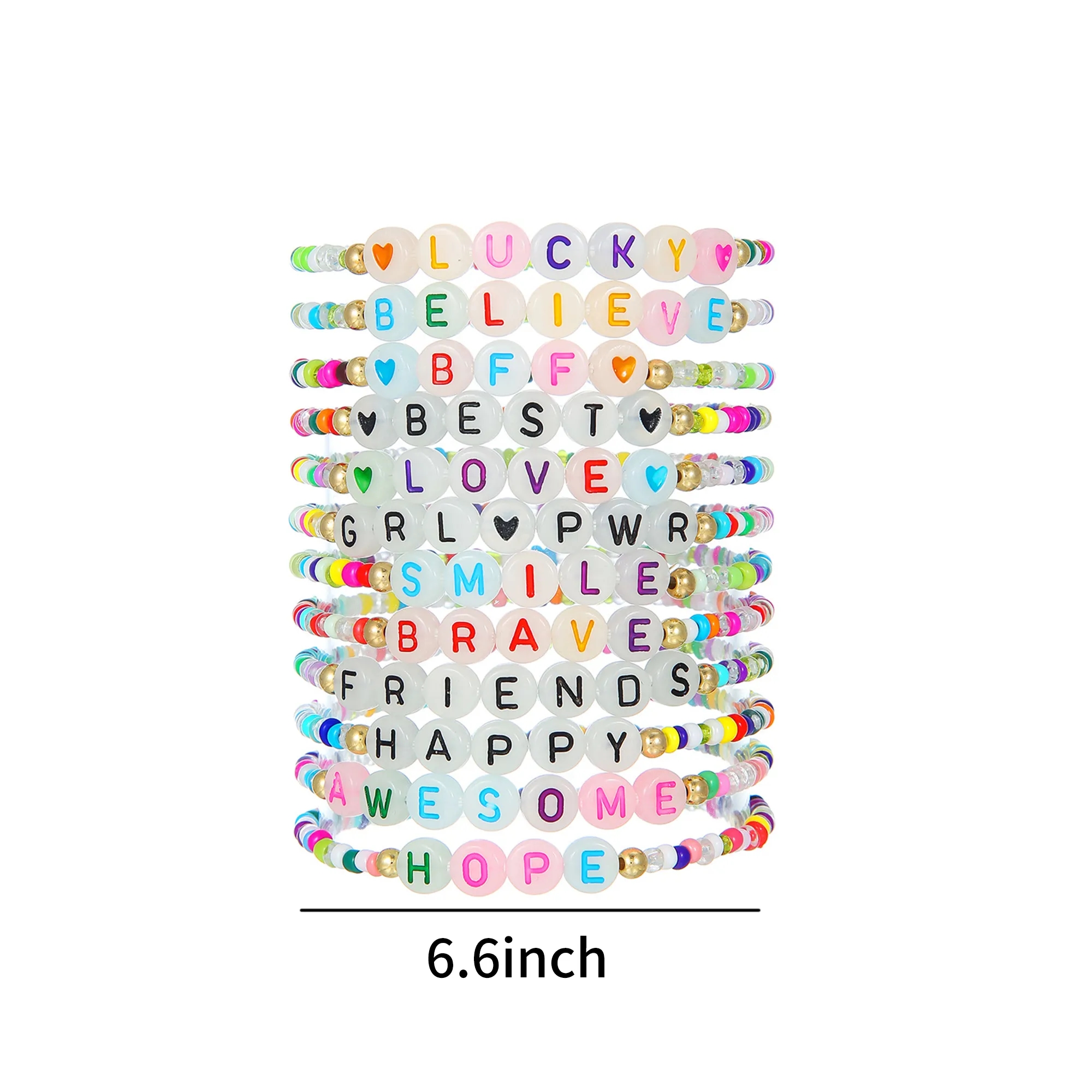 Colorful Beaded Friendship Bracelets 4