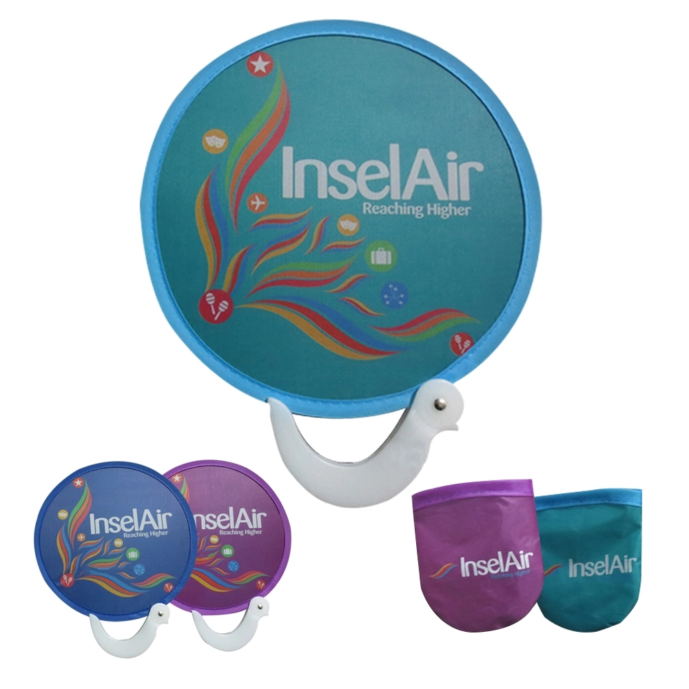 Folding Round Fan /flying disc 2