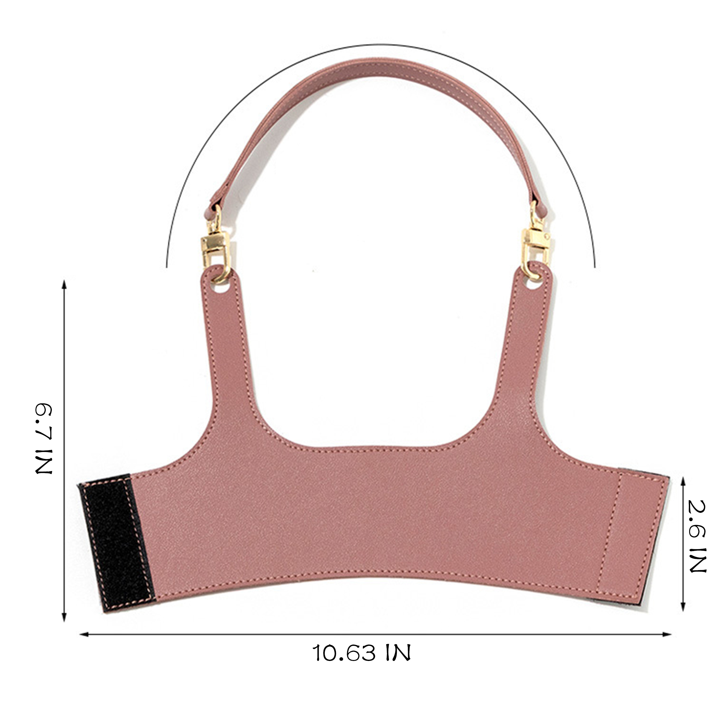 Pu Portable Solid Color Cup Cover 4
