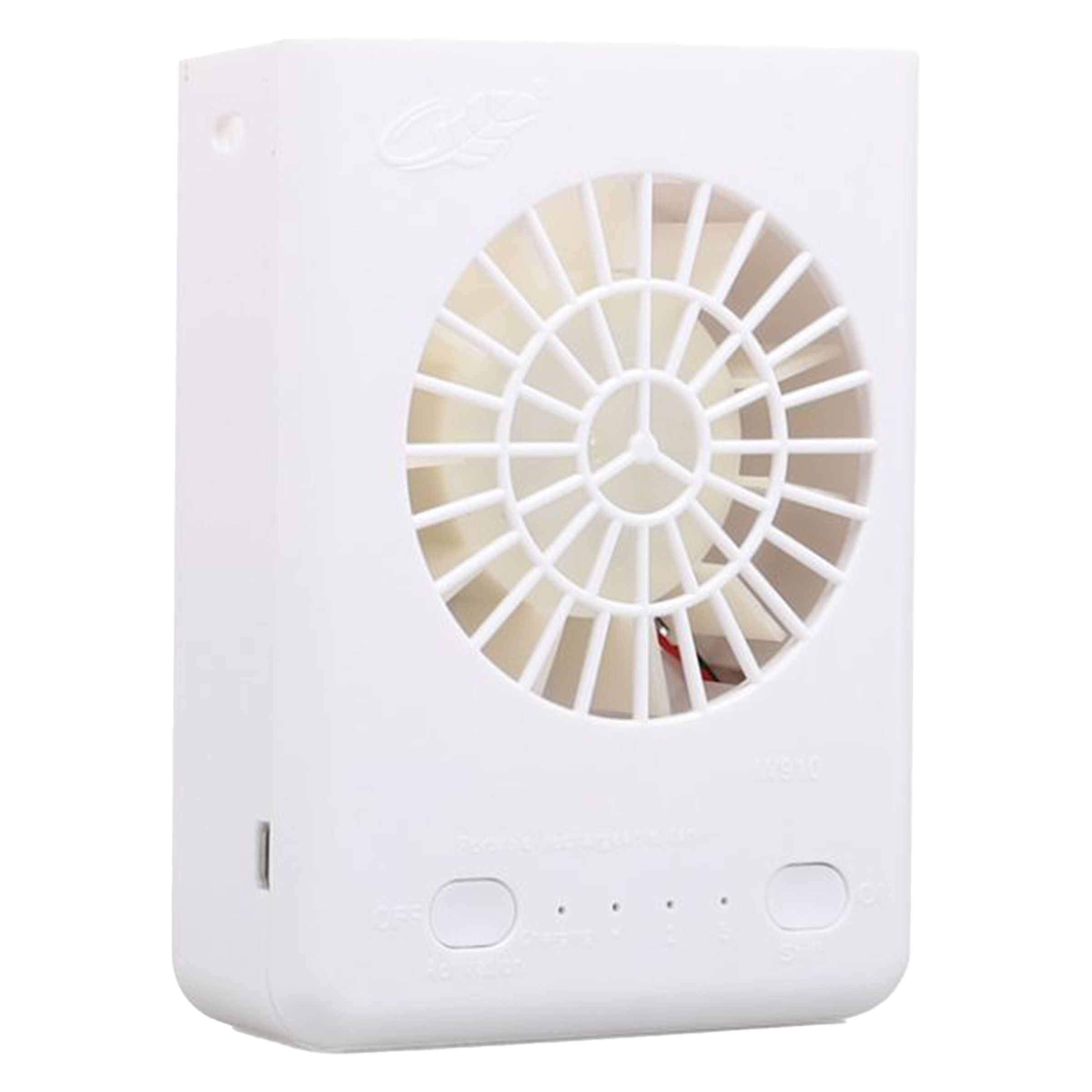 Plastic Portable Necklace Folding Fan With Night Light 8