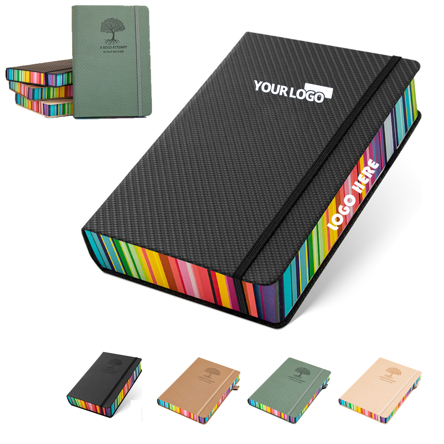 A5 Rainbow Edge Notebook 2
