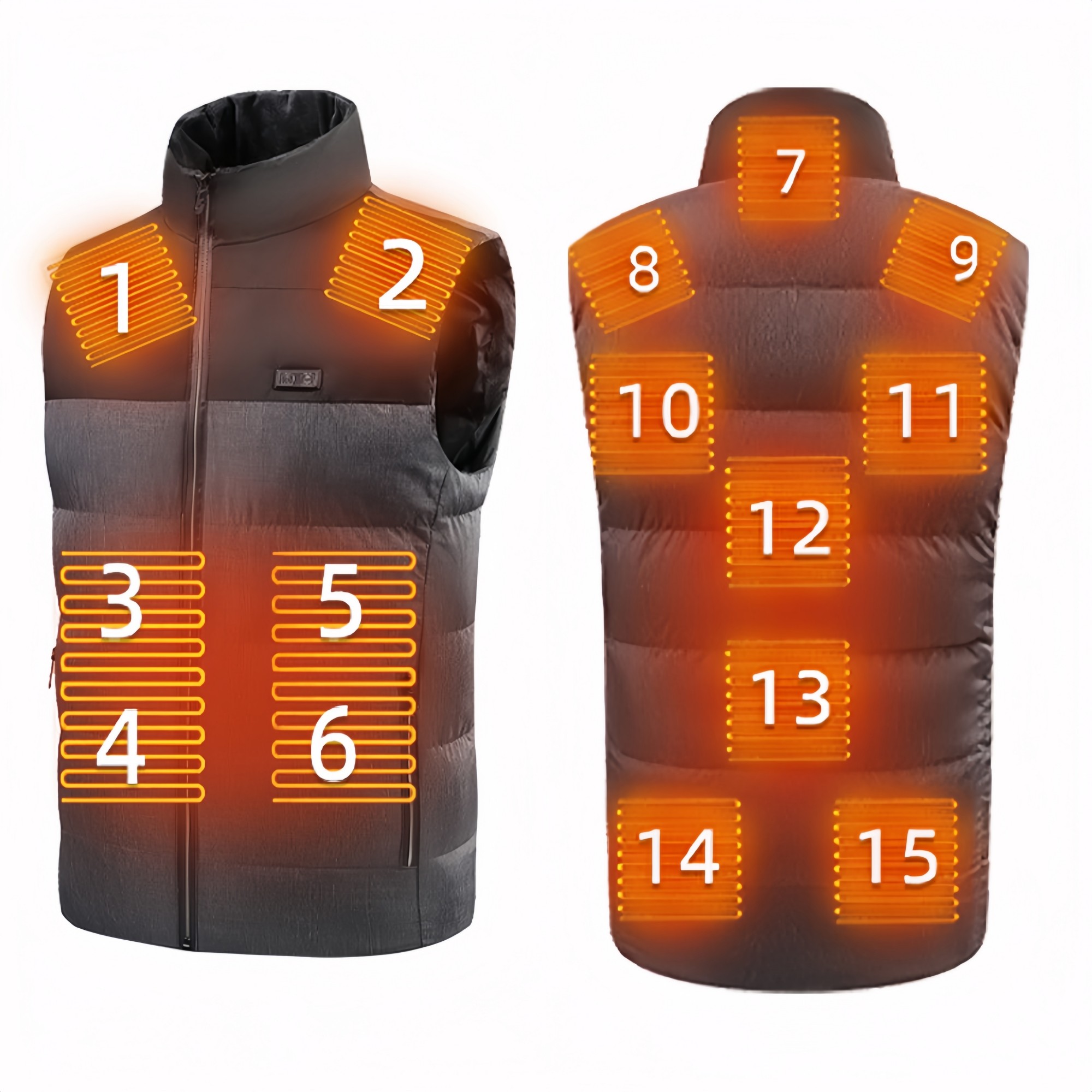 USB Rechargeable Heating Jacket 6