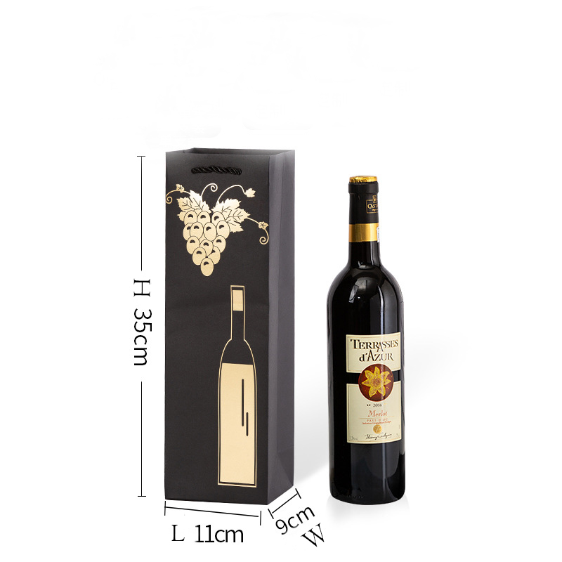 Wine bagwith high quality thick paper stock 2